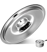 DOITOOL 5.5 Inch/14 cm Mini Pan Lid Stainless Steel Seasoning Pot Cover Replacement Small Pot Lid...