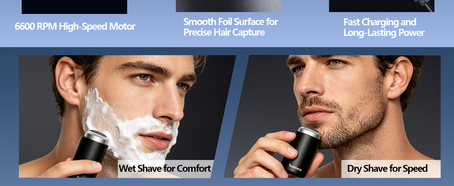 Todetana Mini Foil Shaver for Men