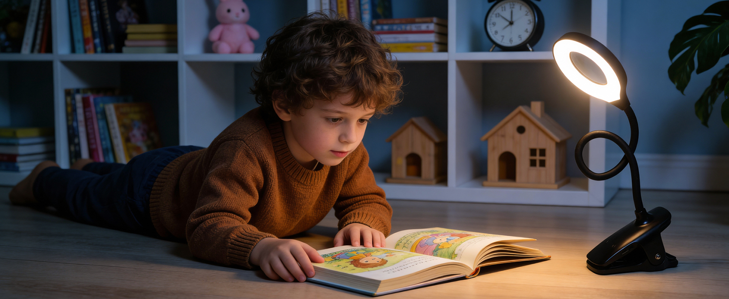 clip on reading light for bed