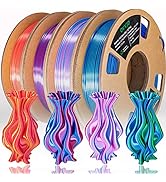 OVV3D 3D Printer Filament, PLA Filament 1.75mm Bundle, Dual Color Filament, Coextrusion 3D Filame...