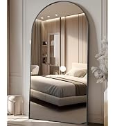 Antok Full Length Mirror, 81"x41" Oversized Floor Mirror Freestanding, Full Body Floor Standing M...