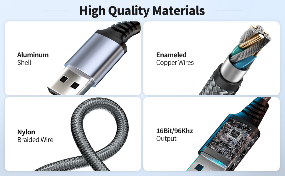 USB to 3.5mm TRRS Female Headset