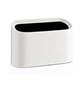 SUBEKYU 0.4 Gal Mini Countertop Trash Can, Small Desktop Garbage Can for Office, Tiny Wastebasket...