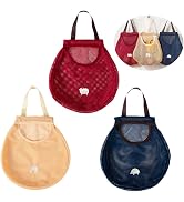 YMCLUB 3 Pcs Reusable Mesh Bags - Wall Hanging Storage Bag for Garlic, Potato Storage Bag, Onion,...