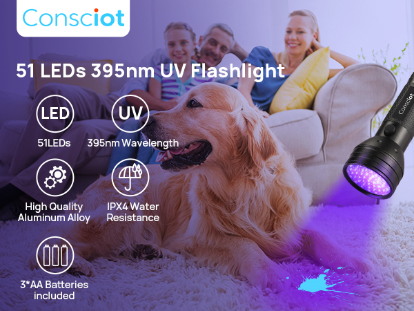 uv light flashlight dog urine detector pet urine detector