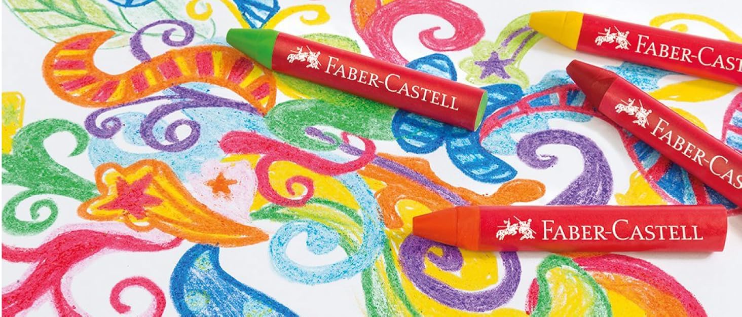Faber-Castell, Kids Arts and Craft, Colored Pencils, Art Supplies for Kids, Crayons for kids