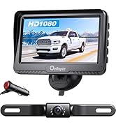 eRapta Backup Camera 4.3''HD 1080P Front Rear View Monitor kit IP69 Waterproof Night Vision DIY G...