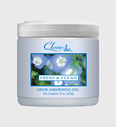 Clear Air Odor Absorber Gel - Air Freshener and Odor Eliminator - Absorbs Odors in Bathrooms, Car...