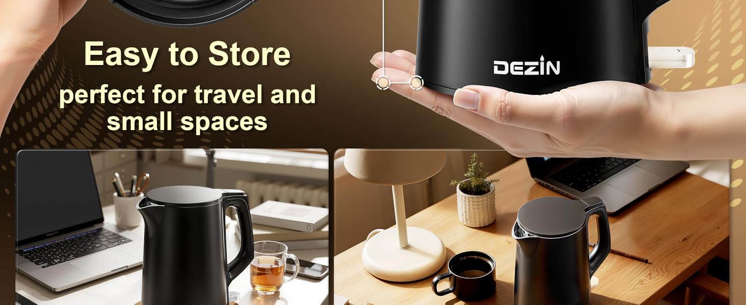 Perfect for travel and small spaces