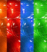 Ariceleo 1 Pack 16.4 Ft. Battery Operated Outdoor String Lights with Remote &amp; Timer, LED Warm Whi...