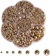 5800Pcs Half Pearls for Crafts, Flatback Pearls for Artwork Making, DIY Rhinestones Accessory Nai...