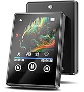64GB Mini MP3 Player with Bluetooth 5.3, Touchscreen Portable Player with Speaker, Digital Audio ...