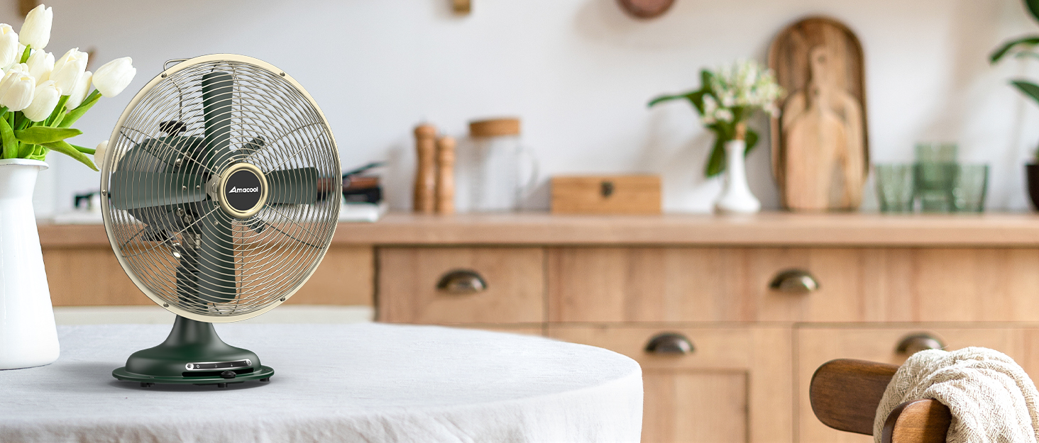 AMACOOL Retro Table Top Fan