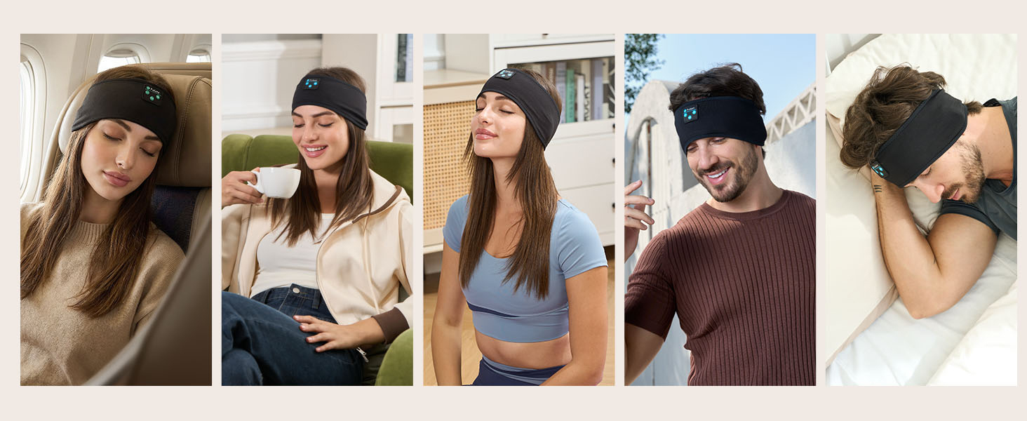 sleep headphones headband for sleeping headband headphones for side sleeper