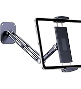 Lucrave Tablet Wall Mount Holder, 15" Aluminium Wall Mount for IPad with 360° Adjustable Rotating...