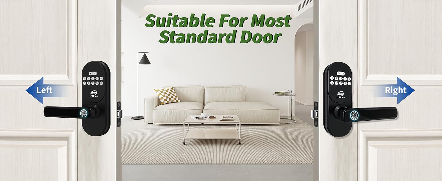 fingerprint keyless entry door lock