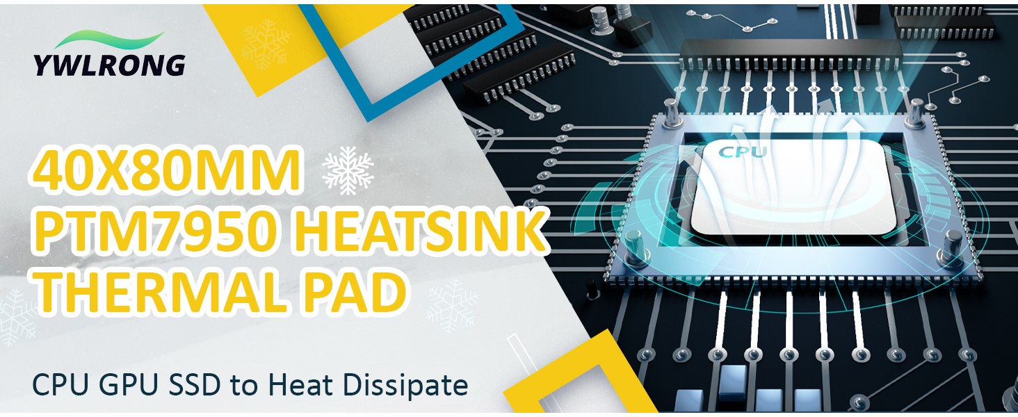 Heatsink Thermal Pad for PS5 CPU GPU SSD