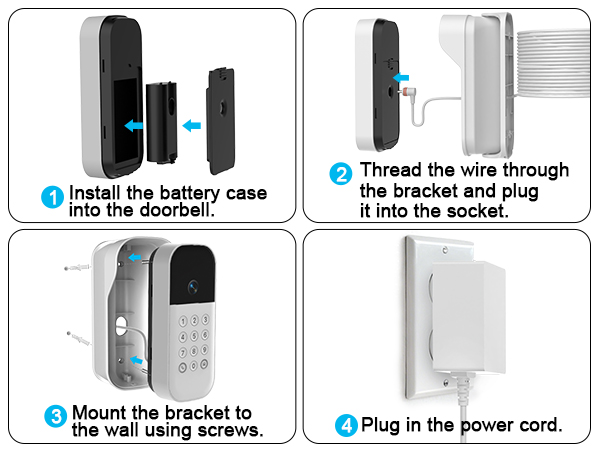 Power Adapter Kit for myQ Smart Garage Video Keypad