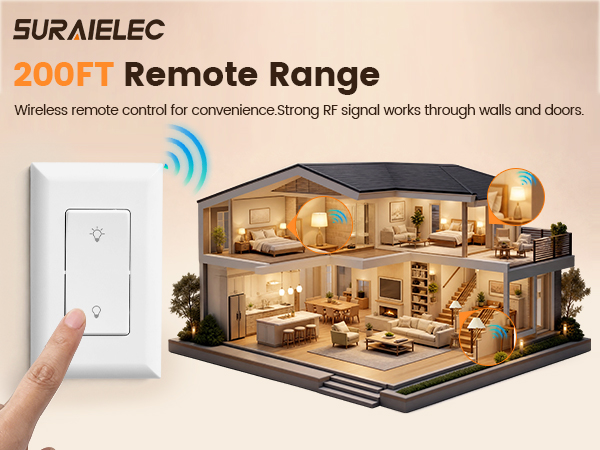 dimmer light switch with remote
