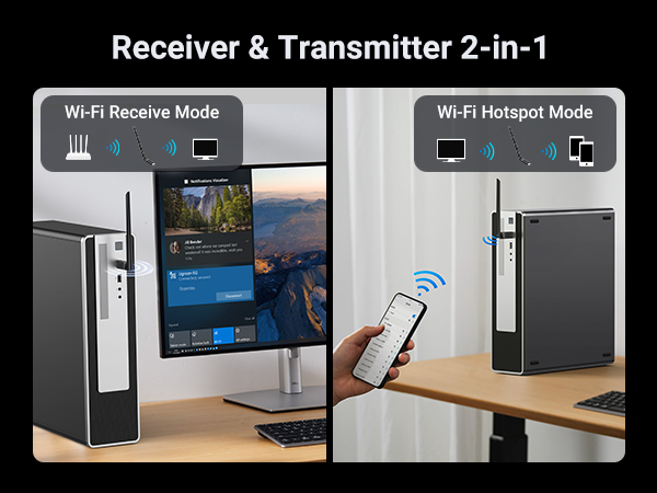 wifi adapter computer network adapter high gain dual antennas wifi to ethernet gaming 5GHz 2.4GHz