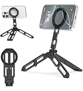 GEYUTHS Magnetic Phone Tripod Stand Portable Cell Phone Holder Strong Magnet Mini Pocket Smartpho...