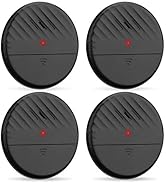 Wsdcam Window Alarm Glass Break Sensor Alarm 125dB Ultra-Slim Wireless Glass Break Detector Anti-...