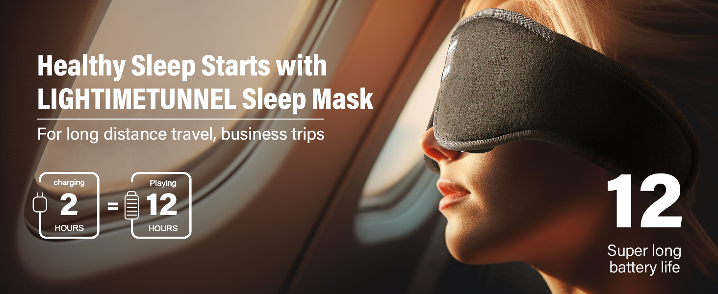 Sleep Headphones Sleep Bluetooth Eye Mask Wireless Sleep Mask Sleep Aid Gift
