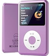 Mp3 Player with Bluetooth Y1 Portable Music Digital Players Supports Playlist Audiobook Video Nic...
