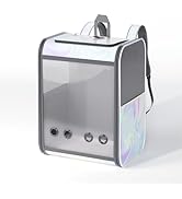 Cat Backpack Pet Carrier Backpack for Small Cats and Dogs, Dog Carrier Backpack with Inner Safety...