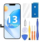 Ayake for iPhone 13 Screen Replacement, 6.1 inch FHD LCD Display and Touch Digitizer Screen, True...