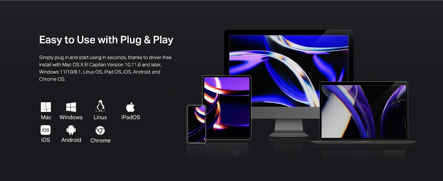 Easy to Use with Plug &amp;amp; Play