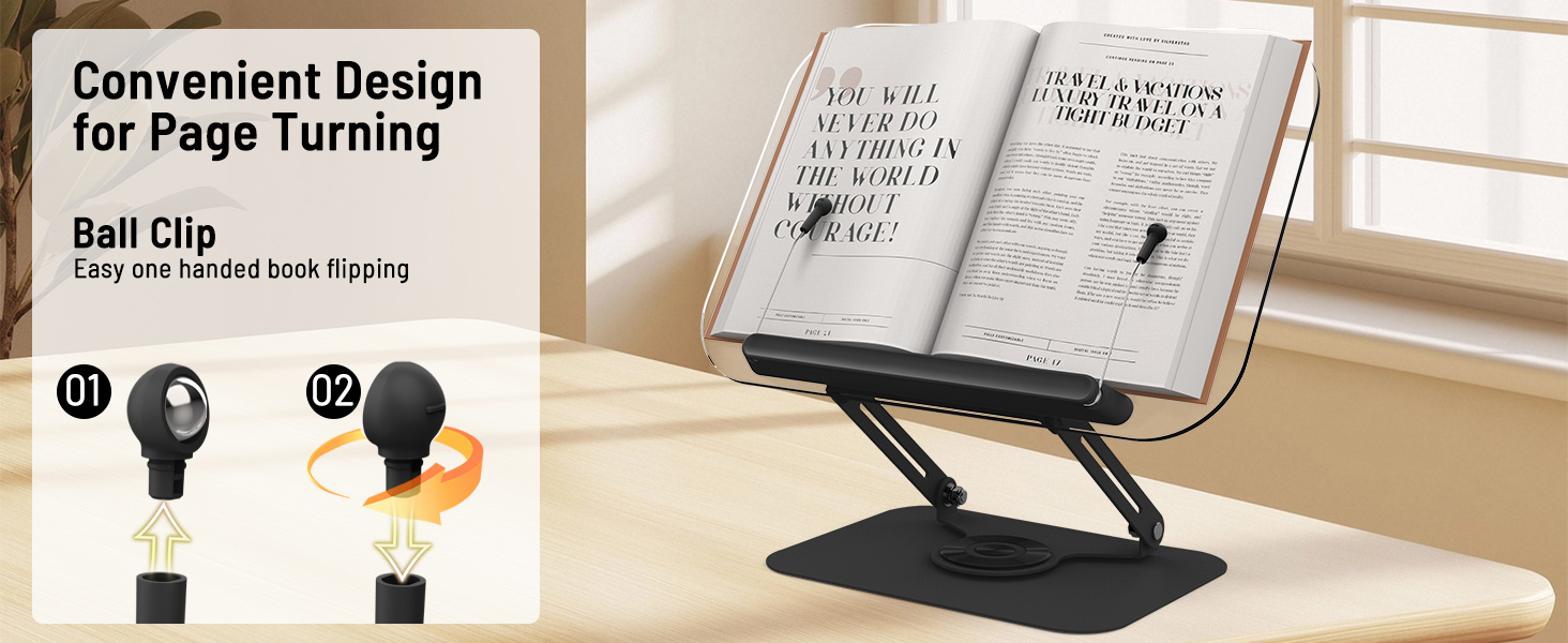 Foldable Book Stand