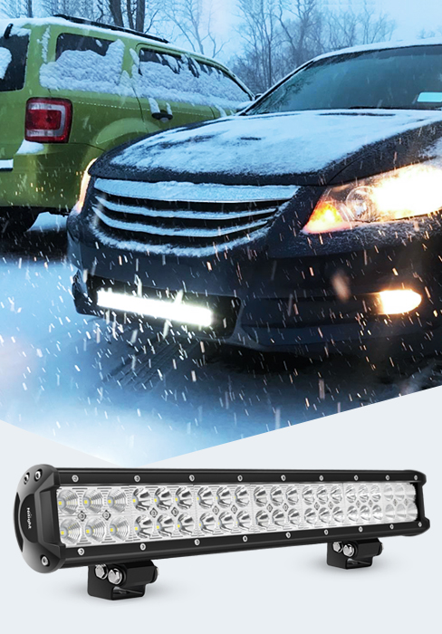 Nilight 20Inch 126W Spot Flood Combo Led Light Bar Off Road Lights Boat Lighting
