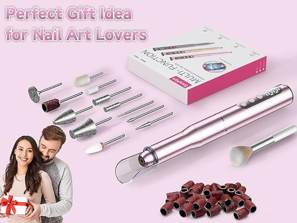 Cordless Nail Dremel Nail Drill Kit is A Thoughtfully Designed Gift Set for Nail Lovers