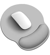 Mouse Pad Wrist Support, Ergonomic with Wrist Rest, Comfortable Computer Mouse Pad for Laptop, wi...