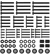 WALI Universal TV Mounting Hardware Kit Set Includes M4 M5 M6 M8 TV Screws and Spacer Fit Most TV...