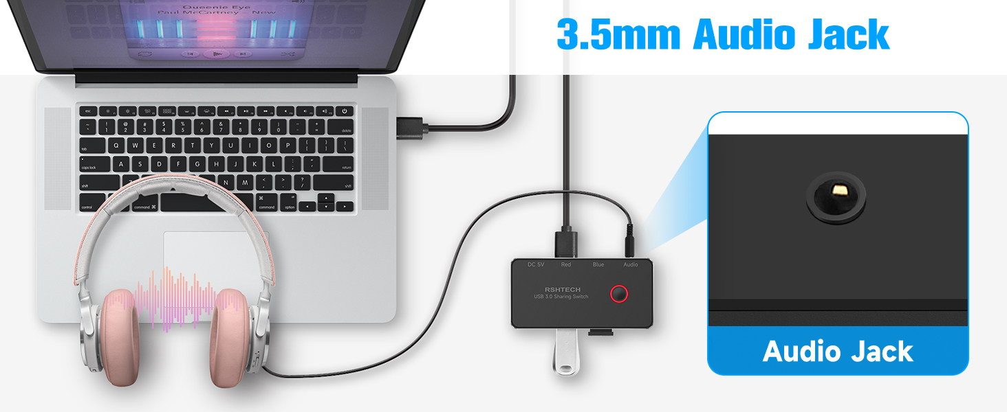 usb switch with audio