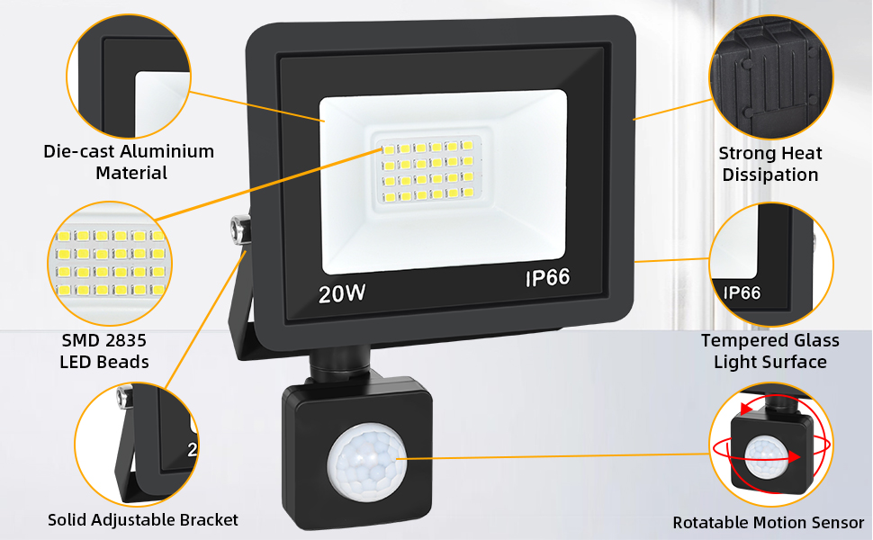 20W outdoor floodlight