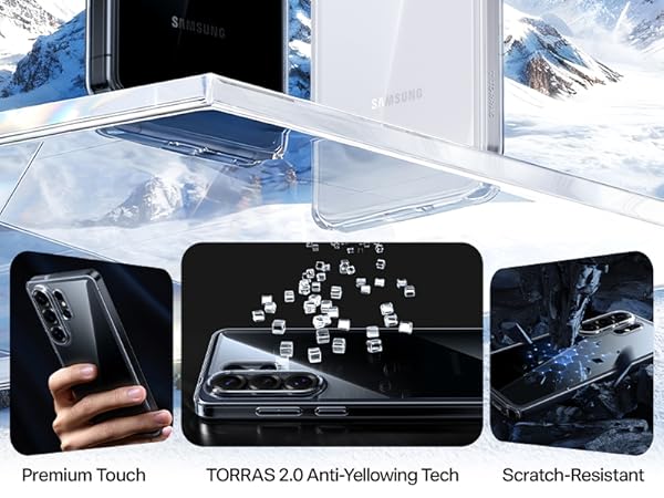 TORRAS for Samsung Galaxy s26 ultra case clear, transparent slim case for Samsung s26 ultra case