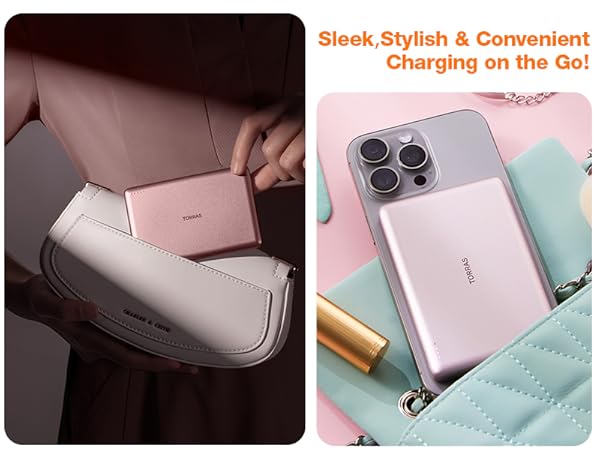 usb c battery pack phone power bank iphone 15 magsafe charger fast charging power bank