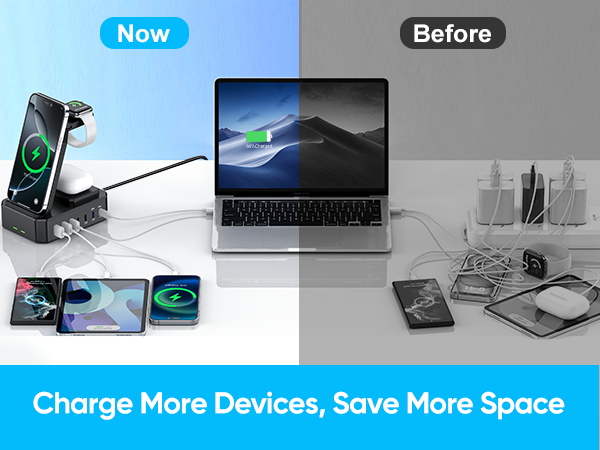 apple watch and iphone charger stand