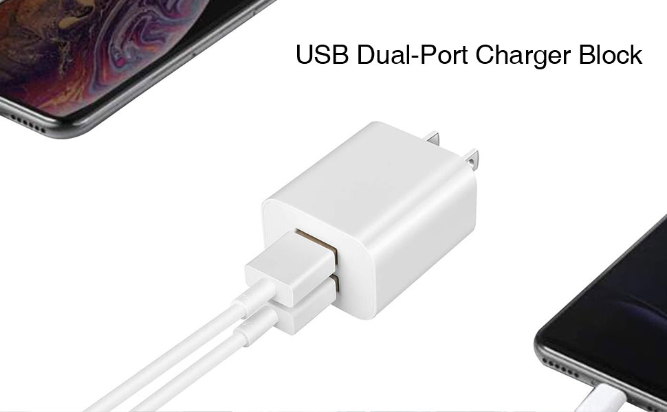 Dual-Port USB Wall Charger – Compact &amp;amp;amp;amp;amp; Efficient Charging for All Your Devices