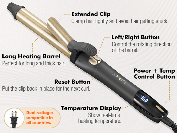 Rotating Curling Iron