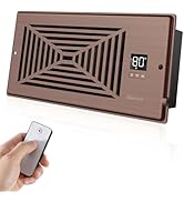 BIOWIND Quiet Register Booster Fan, Smart Register Vent Fits 4" x 10" Register Holes with Remote ...