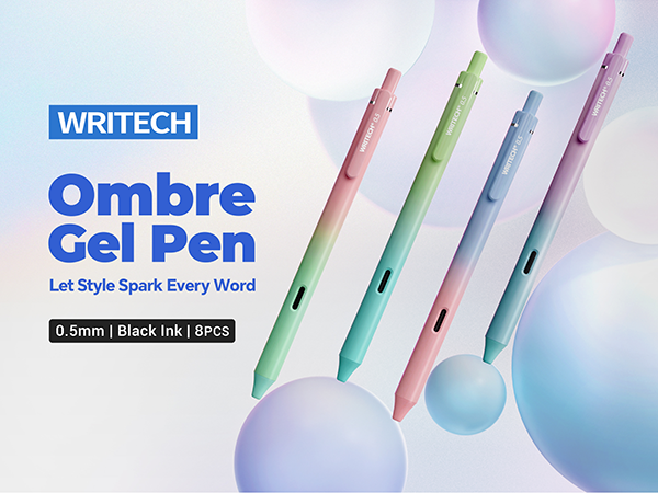 ombre gel pen