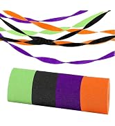 OHOME Halloween Decorations - Crepe Paper Streamers | Halloween Party Decorations Outside Indoor ...