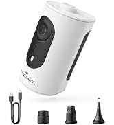 Portable Air Pump for Inflatables, 4000mAh Ultra Fast Air Mattress Pump with Advanced Heat Dissip...