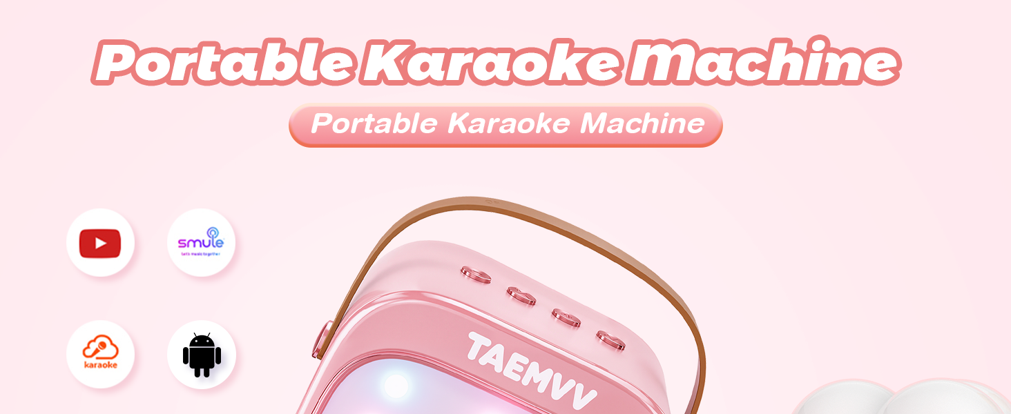 Mini Karaoke Machine for Kids