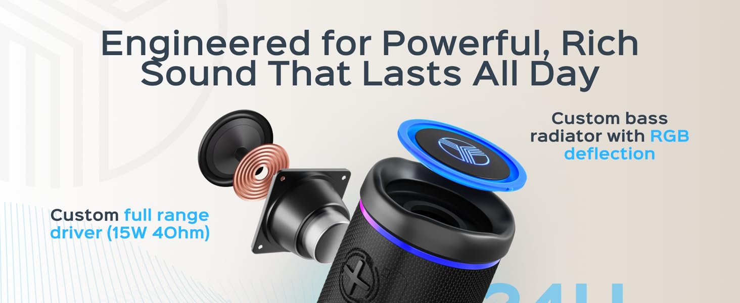Engineered for Powerful, Rich Sound That Lasts All Day