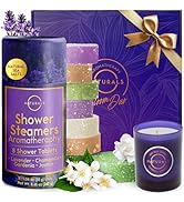 Shower Steamers Aromatherapy - Birthday Gifts for Women - Shower Bombs Aromatherapy, Spa Day Esse...